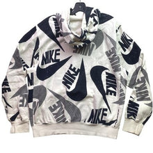 Load image into Gallery viewer, Nike Hoodie Mens Medium AOP Spell Out Pull Over Athletic Athleisure Streetwear
