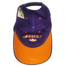 Load image into Gallery viewer, Clemson Tigers Hat Adult Adjustable NCAA Headwear Purple Orange Baseball Cap
