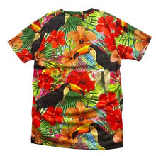 Load image into Gallery viewer, #ionplay Shirt Womens 2XL Toucan Floral Rainbow Festival Hip Hop Streetwear
