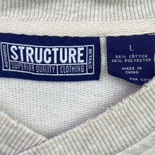 Load image into Gallery viewer, Structure Sweatshirt Mens Large Colorblock Preppy Academia Pull Over Streetwear
