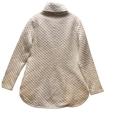 Load image into Gallery viewer, Duluth Trading Shirt Womens Large Quilted Pullover Cowl Neck Campcore Outdoors
