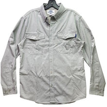 Load image into Gallery viewer, AFTCO Shirt Mens Small Gray Long Sleeve Button Up Fishing Performance Vented
