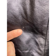 Load image into Gallery viewer, Vintage Venezia Vitale Leather Trench Coat Womens 3XL Full Zip Draw String Black
