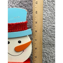 Load image into Gallery viewer, Wooden Snowman Countdown Calendar 25 Days Till Christmas Holiday Decor
