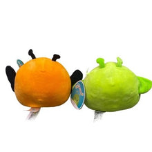 Load image into Gallery viewer, Squishmallows Mony Butterfly &amp; Pilar Caterpillar Plush Set 5 Inch NWT
