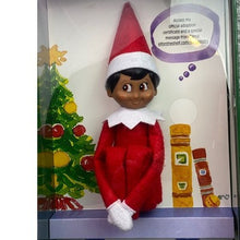 Load image into Gallery viewer, Shelf Under The ELF Boy Blue Eyes Scout w/ Storybook A Christmas Tradition NEW

