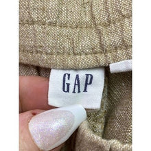 Load image into Gallery viewer, GAP Shorts Womens Large Linen Blend Drawstring Beachy Coastal Minimalist
