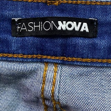 Load image into Gallery viewer, Fashion Nova Jeans Womens 14 AOP High Rise Preppy Academia Streetwear Everyday

