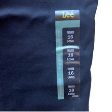 Load image into Gallery viewer, Lee Pants Womens 16 Black Stretchy Flex Career Office Professional NWT
