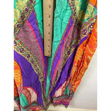 Load image into Gallery viewer, Flying Tomato Dress Womens Medium Bohemian Maxi Embroidered Colorful 54" Long
