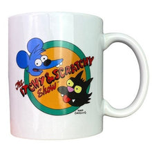 Load image into Gallery viewer, Itchy and Scratchy Show Coffee Mug The Simpsons 11oz Matt Groening NIB
