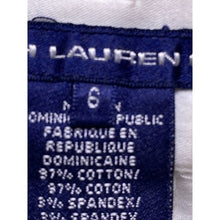 Load image into Gallery viewer, Ralph Lauren Pants Womens 6 Golf Cropped White Preppy Academia Career Stretchy
