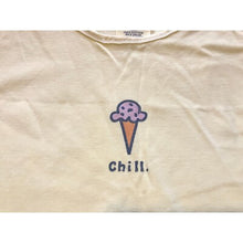 Load image into Gallery viewer, Life is Good Tank Top Womens Extra Large Yellow Chill Ice Cream Cone Summertime
