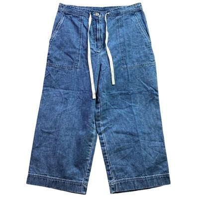 Lauren Jeans Womens Medium Mature Capri Lighweight Denim Beachy Coastal