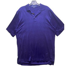 Load image into Gallery viewer, Ralph Lauren Polo Shirt Mens Medium Periwinkle Argyle Diamond Golf Embroidered
