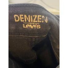 Load image into Gallery viewer, Levis Overalls Womens Medium Black Denim Denizen Gorpcore Frayed Grunge
