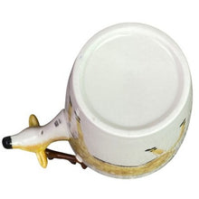 Load image into Gallery viewer, Unique Deer Elk Mug Whimsical Animal Handle Coffee Tea Cup Novelty Gift NIB
