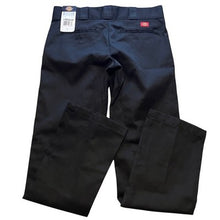 Load image into Gallery viewer, Dickies Pants Womens 2 Workwear Midrise Straight Leg Office Black NWT
