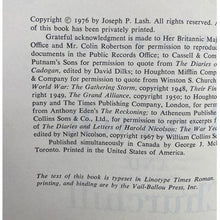 Load image into Gallery viewer, 1976 Roosevelt and Churchill 1939-1941 Hardcover Book WWII History Illustrations
