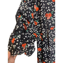 Load image into Gallery viewer, The Pyramid Collection Duster Womens Large Ruched Ruffle Bloomcore Open Frnt 53"
