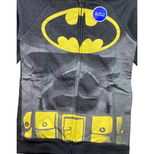 Load image into Gallery viewer, Batman Hoodie Boys 7/8 Full Zip Zip Detachable Cape Costume Cosplay NWOT
