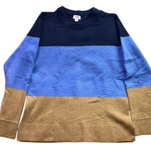Load image into Gallery viewer, J Crew Sweater Mens Small Color Block Pullover Preppy Academia Career Office

