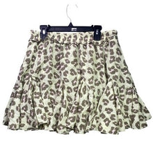 Load image into Gallery viewer, Entro Skirt Womens Large Leopard Tiered Ruffle Skort Drawstring Pull On Coquette

