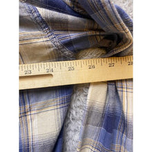 Load image into Gallery viewer, Roper Shirt Mens Large Blue Button Up Plaid Flannel Western Cowboy

