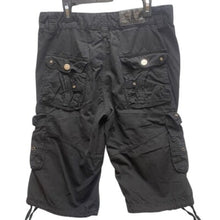 Load image into Gallery viewer, Benjamin Black Shorts Adult 30 Cargo Black Snaps Pockets Casual Outdoor
