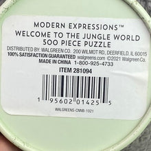 Load image into Gallery viewer, Welcome to the Jungle World Puzzle 500 Piece w/ Poster Ages 10+ NEW
