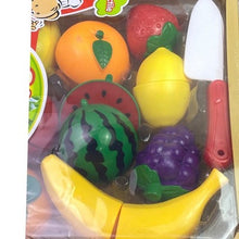 Load image into Gallery viewer, Cutting Fruit Magnetic Toy Playset Kitchen Pretend Play Sensory
