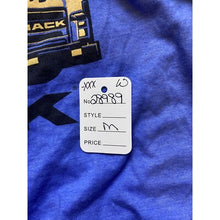 Load image into Gallery viewer, Mack Shirt Womens Medium Heathered Trucker Rugged Workwear Graphic USA Blue
