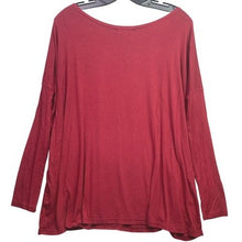Load image into Gallery viewer, Piko Shirt Womens Medium Bamboo Oversized Dolman Mature Office Career Preppy
