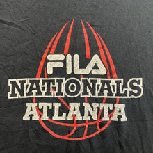 Load image into Gallery viewer, FILA Shirt Mens 2XL Nationals Atlanta Basketball Logo Spell Out Athleisure
