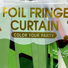 Load image into Gallery viewer, Bupelo Pixel Game Themed Foil Fringe Curtains Birthday Party Decorations
