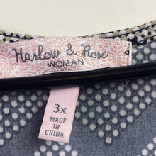 Load image into Gallery viewer, Harlow &amp; Rose Jumpsuit Womans 3XL Chevron Texture Stretchy Mature Sleeveless
