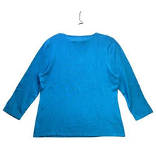 Load image into Gallery viewer, Requirements Sweater Womens Medium Mature Office Career Jeweled Academia NWT
