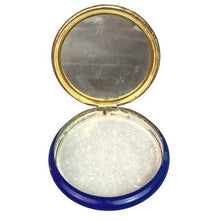 Load image into Gallery viewer, Vintage Richard Hudnut Compact Enameled Metal Powder Rouge Mirror Red Bow
