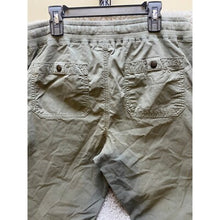 Load image into Gallery viewer, LL Bean Pants Mens Small Cargo Gorpcore Hiking Drawstring Trouser Khaki Green
