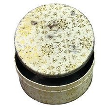 Load image into Gallery viewer, Vintage Continental Baking Co Advertising Tin Fruit Cake Box Starburst Retro
