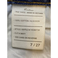 Load image into Gallery viewer, KanCan Jeans Womens 7/27 Distressed Ripped Destroyed Denim Light Wash Thrashed
