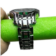Load image into Gallery viewer, Techno King Watch Mens Iced Hip Hop Crystals Stainless Steel Water Resistant

