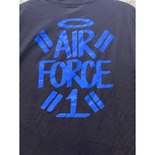 Load image into Gallery viewer, Nike Shirt Mens Medium Big Spellout Haze Streetwear HipHop Air Force 1 Black
