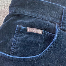 Load image into Gallery viewer, Lauren Ralph Lauren Pants Womens 16 Navy Blue Velvet Old Money Festival Holiday

