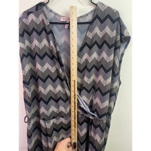 Load image into Gallery viewer, Harlow &amp; Rose Jumpsuit Womans 3XL Chevron Texture Stretchy Mature Sleeveless

