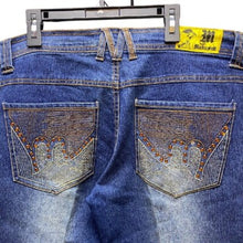 Load image into Gallery viewer, Makavelic Jeans Womens 11 Vintage Y2K Baggy Hip Hop Tupac Beaded Embellished
