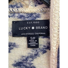 Load image into Gallery viewer, Lucky Brand Cardigan Womens Small Aztec Southwestern Waterfall Preppy Academia
