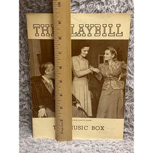 Load image into Gallery viewer, Vintage 1940 Playbill The Music Box Beer Cigarette Chevy Baseball Advertising
