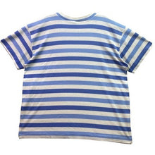 Load image into Gallery viewer, Vintage Jantzen Shirt Womens 1XL Blue Stripe Coastal Beachy Mature Everyday
