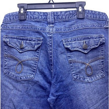 Load image into Gallery viewer, Rue 21 Jeans Womens 13/14 Blue Denim Y2K Pockets Academia Streetwear Stretchy
